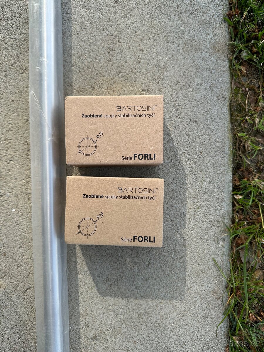 Zavětrovací tyč kulatá délka 1 000 mm - 2