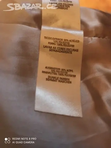 Dívčí kabátek, kožíšek vel. 146 - 2