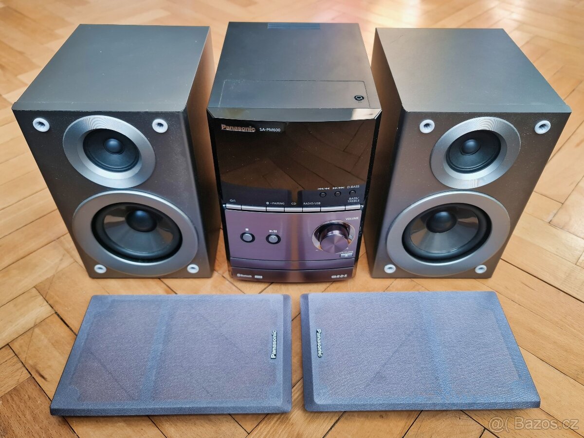 Panasonic SC-PM600, BT, USB, MP3 ve stavu nového + 15 CD - 2