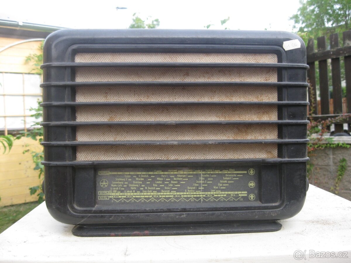 rádio TESLA Rytmus - 1948 - 2.kus 500kč - 2