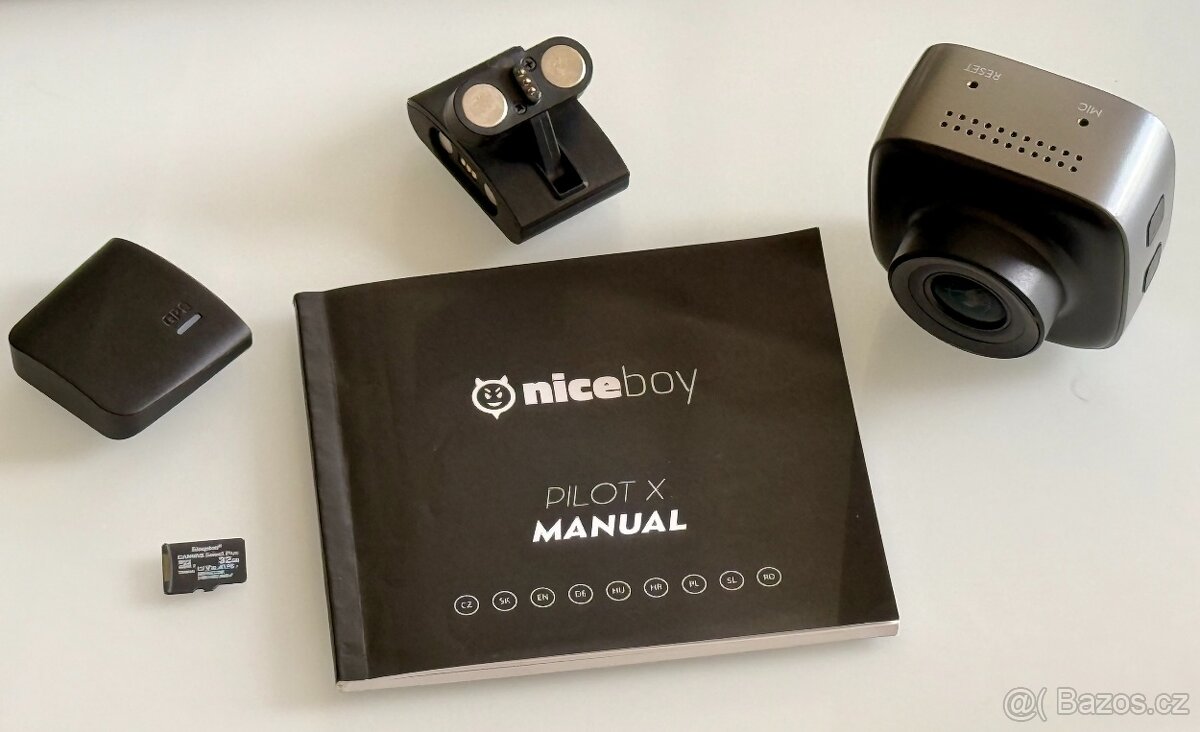 Niceboy Pilot X + GPS modul (Full HD) + karta Kingston 32GB - 2