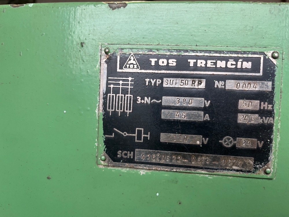 Soustruh TOS Trenčín SUI 50 - 2