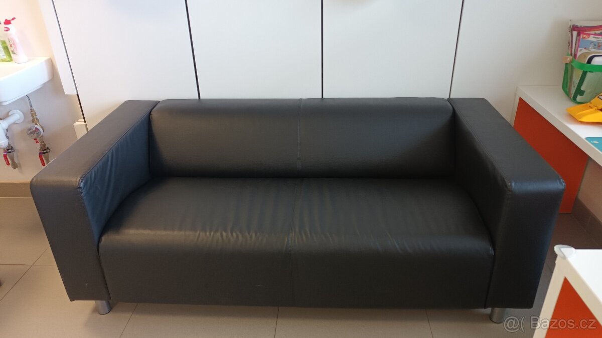 KLIPPAN dvoumístná pohovka Ikea Bomstad černá - 2