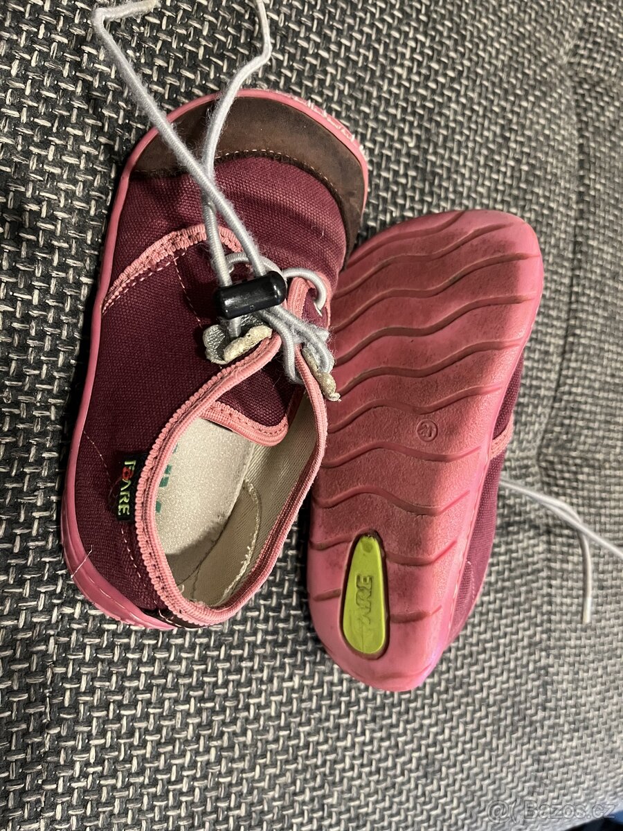 Dětská dívčí obuv vel.25 barefoot - 2