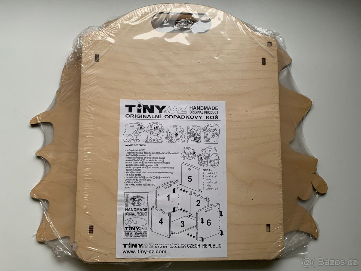 Nový dřevěný koš / box na hračky - 2