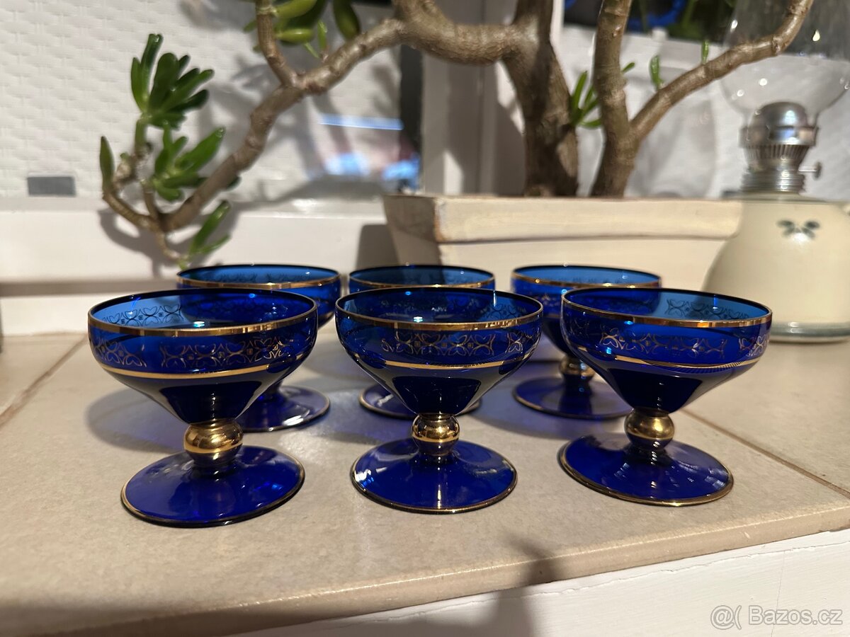 cordialky - koňakové skleničky - 2