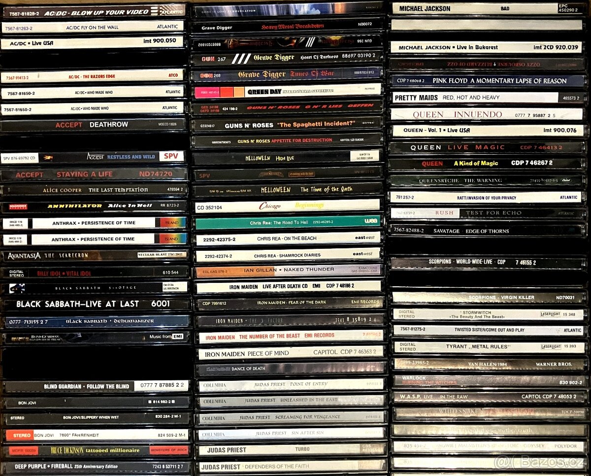 AC/DC BLACK SABBATH METALLICA HELLOWEEN QUEEN ACCEPT - 2