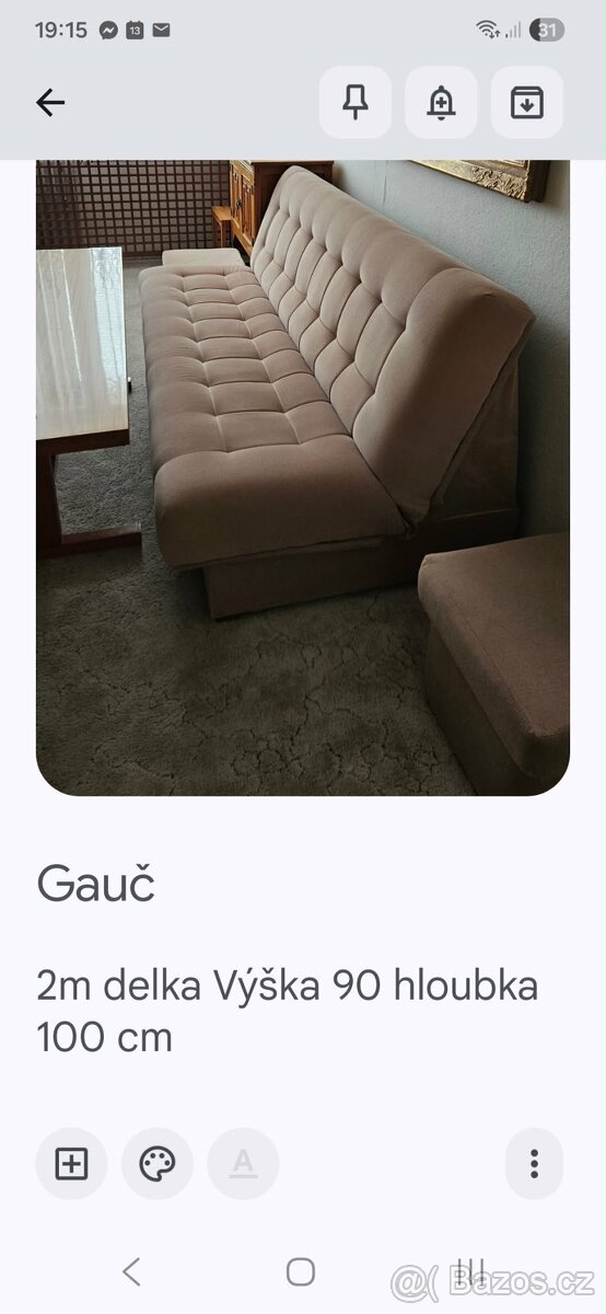 Rozkládací gauč - 2