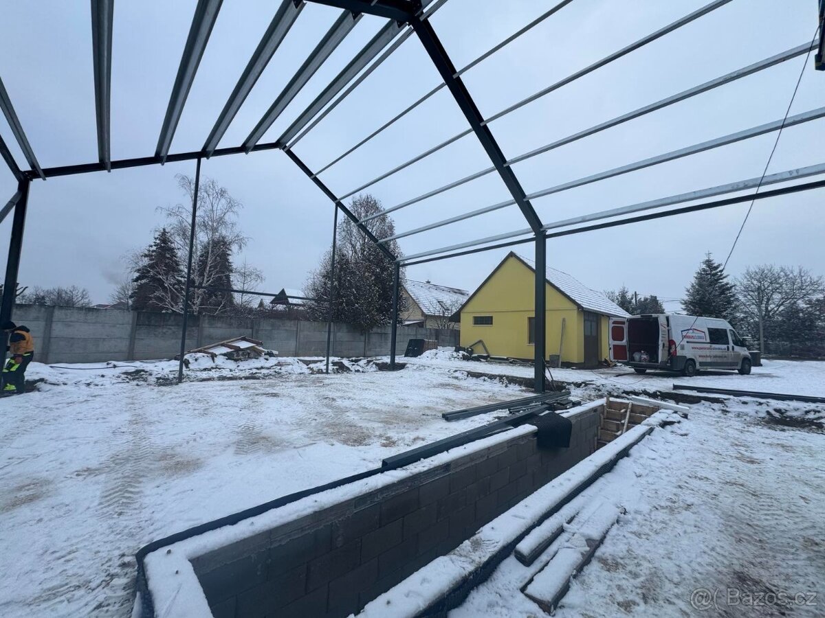 Konstrukce haly 12x12x4m - 2