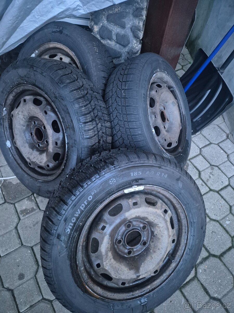 sada zimních kol 5x100 R14 - 2