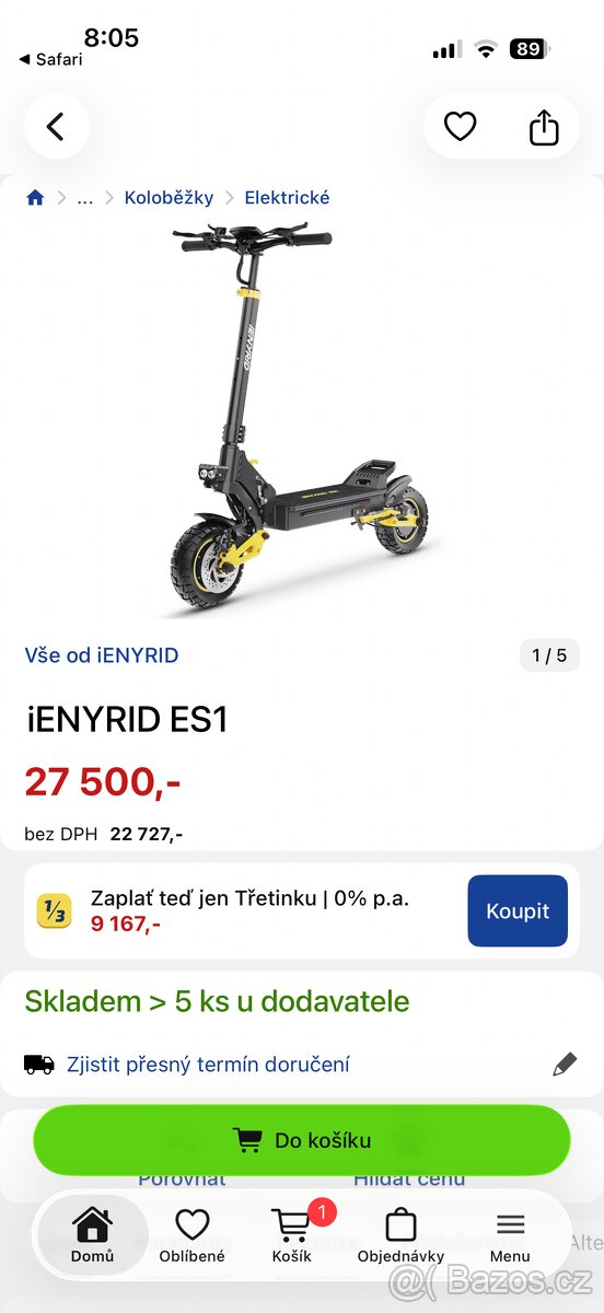 Elektrokolobezka Ienyrid es1 - 2