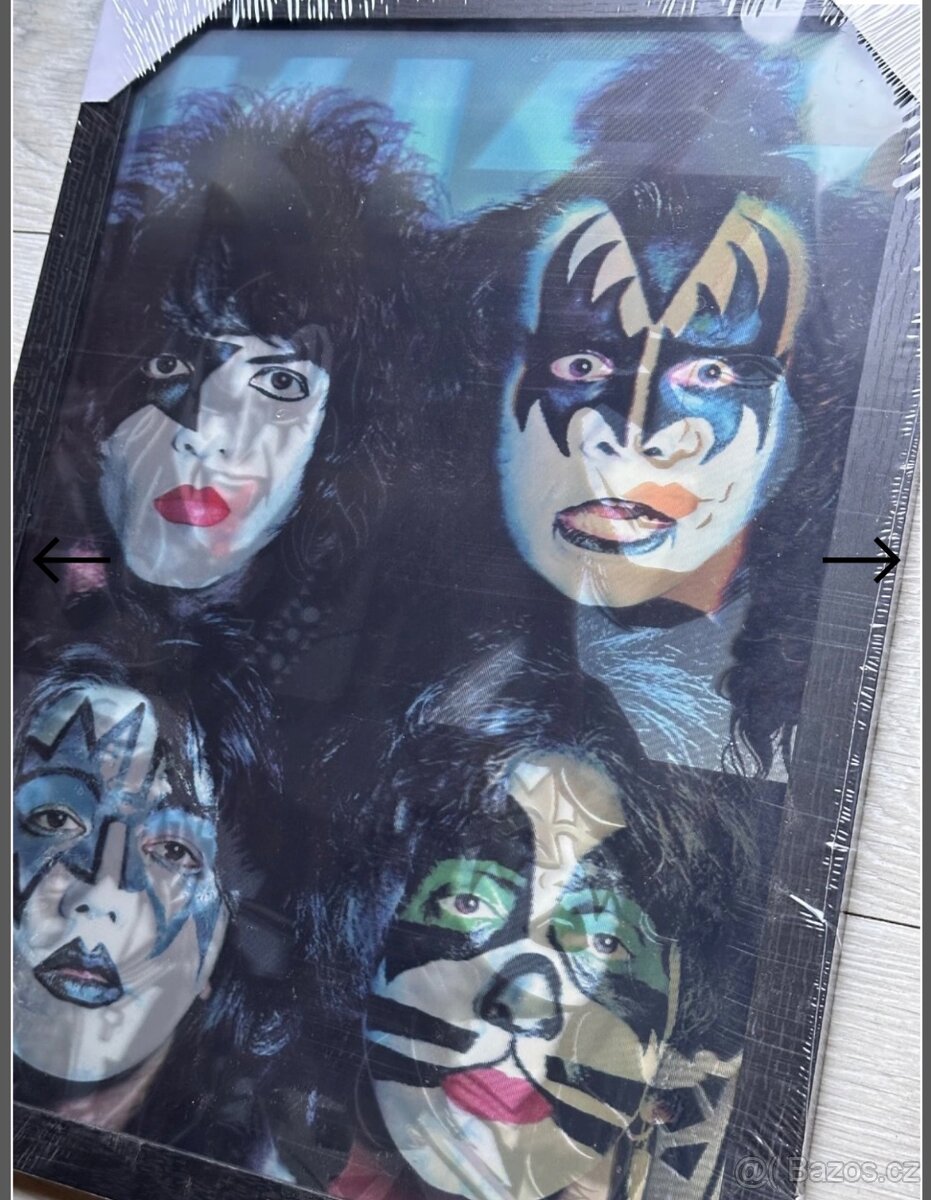 3D obraz KISS 60x40cm - 2