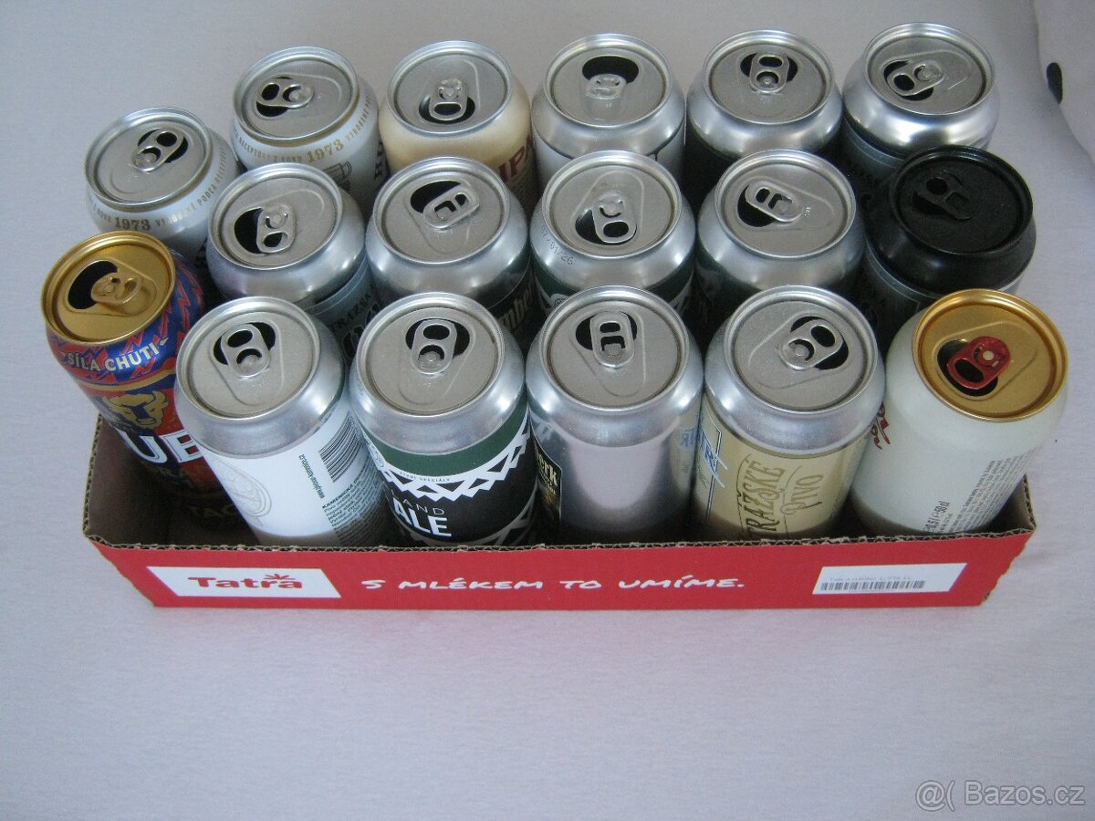 17x pivní plechovky minipivovary aj. - 2