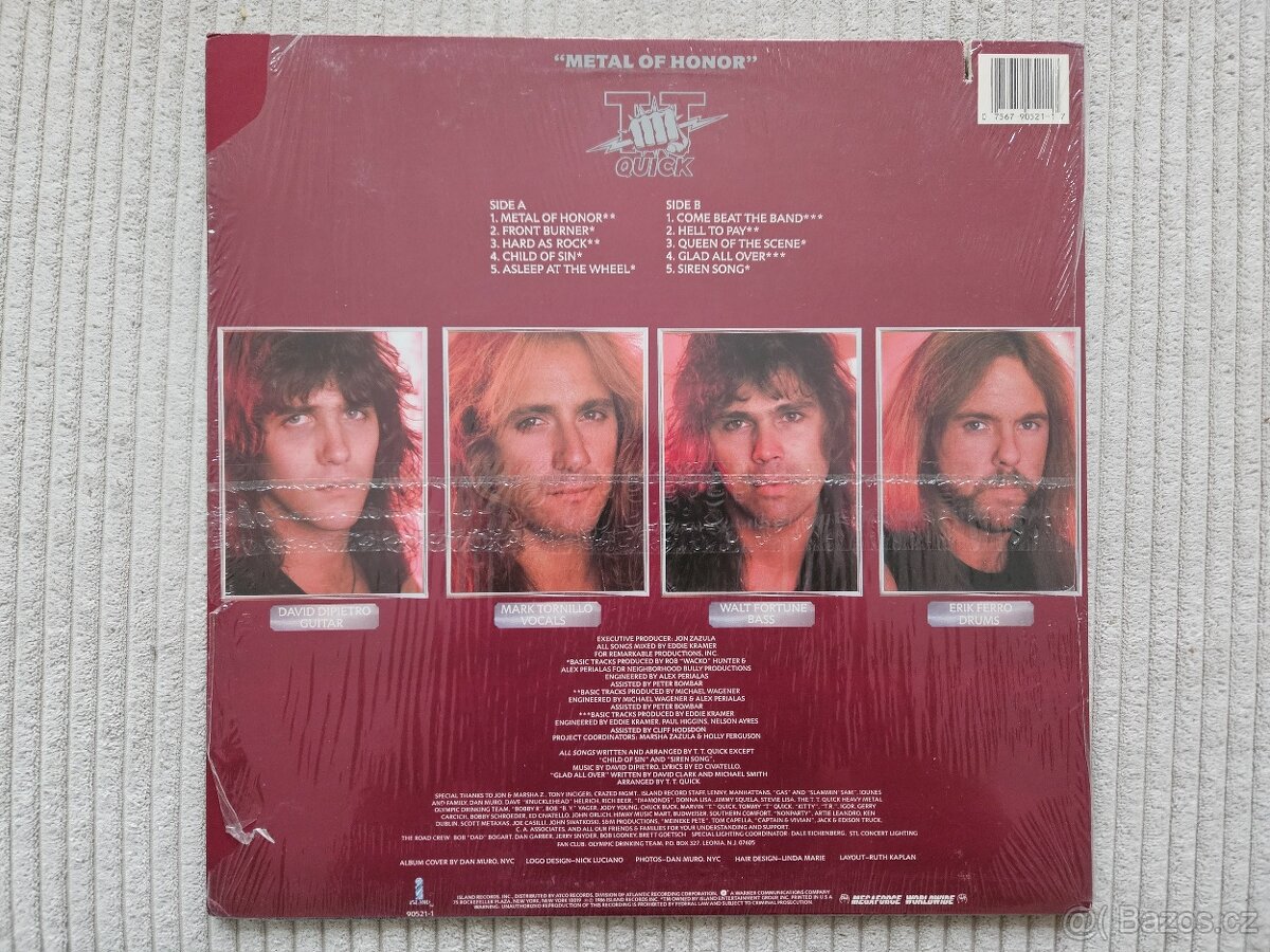 LP TT Quick – Metal Of Honor USA (1986) - 2