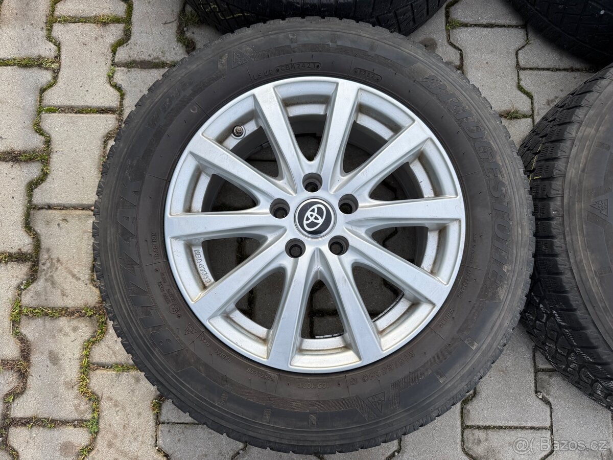 4x al kola 5x108 16 + pneu zimní 215/65 R16C - 2