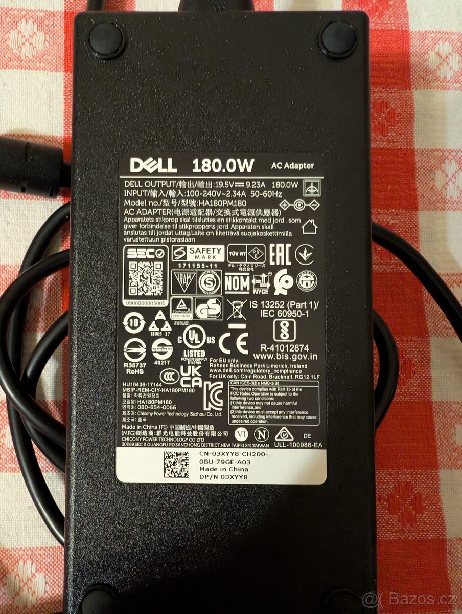 Dell WD15 – USB-C dokovací stanice + originální 180W adaptér - 2