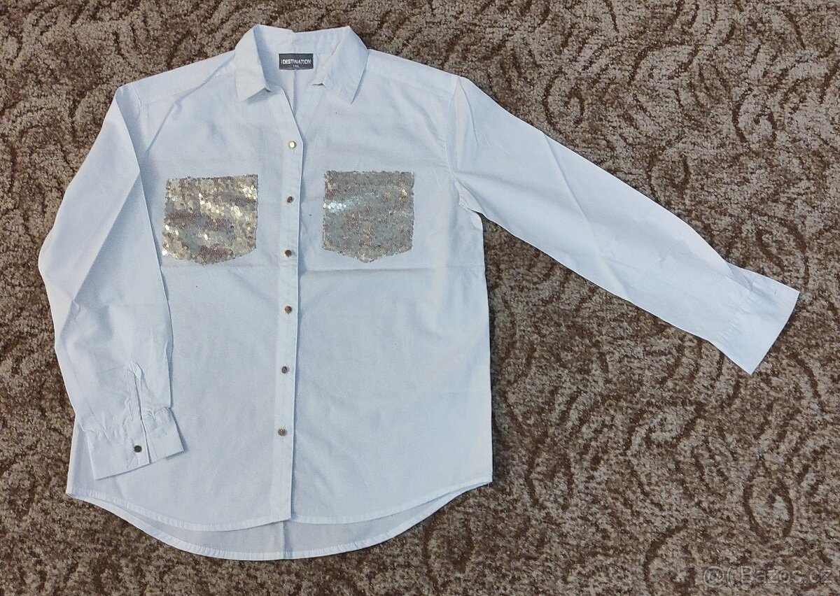 Dívčí trika dlouhý rukáv + košile - 2