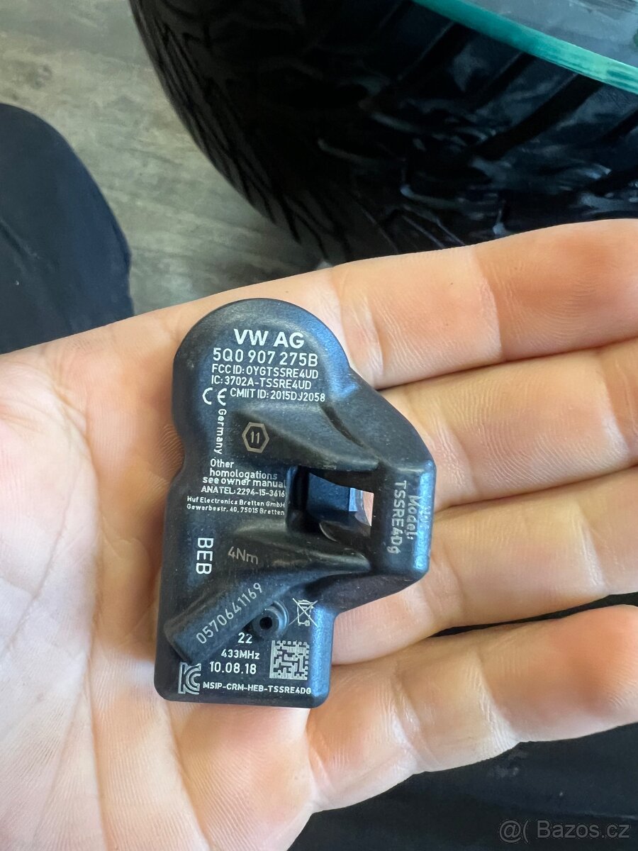 Senzory tlaku TPMS VW - 2