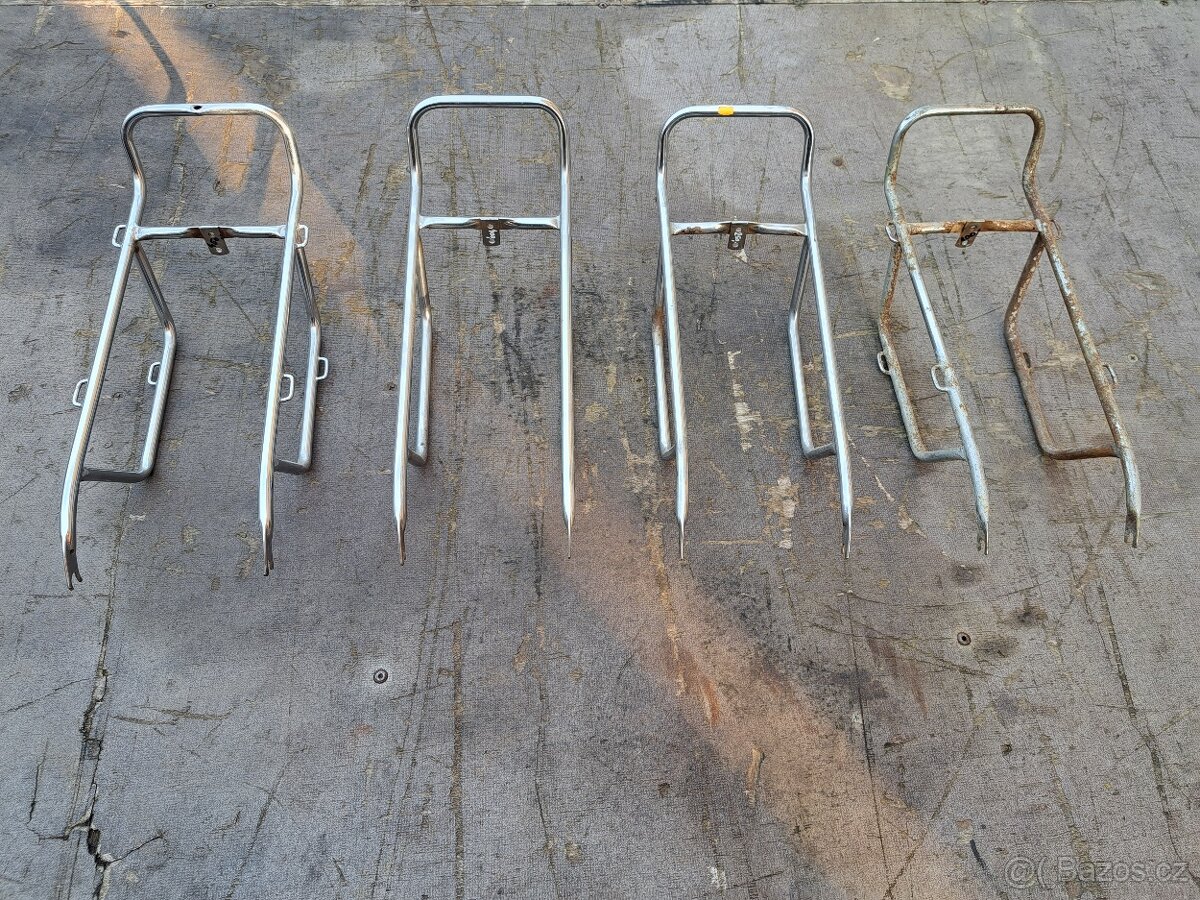 Chromové nosiče na moped Babetta - 2