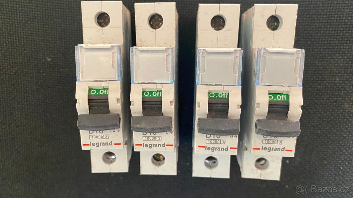 ✅ Jističe Legrand B16 / 1-pól / 10kA - 4 kusy - 2