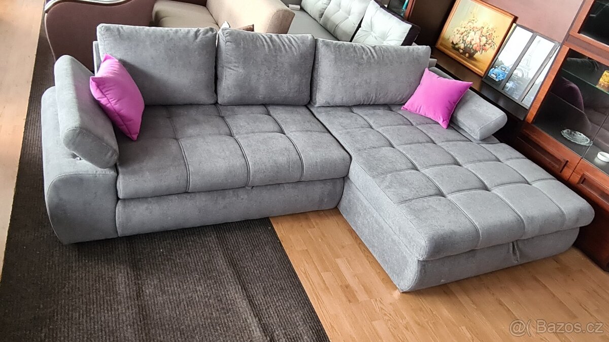 Rohová moderni sedací souprava Ina - 2