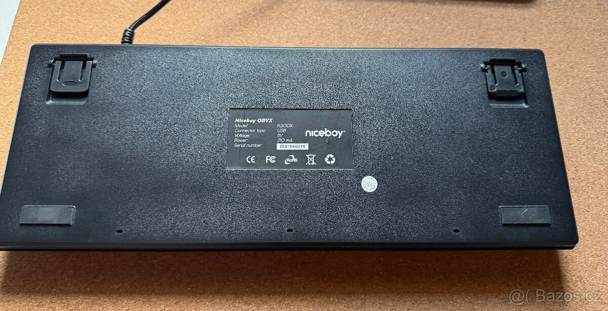 Klávesnice niceboy oryx k300x - 2