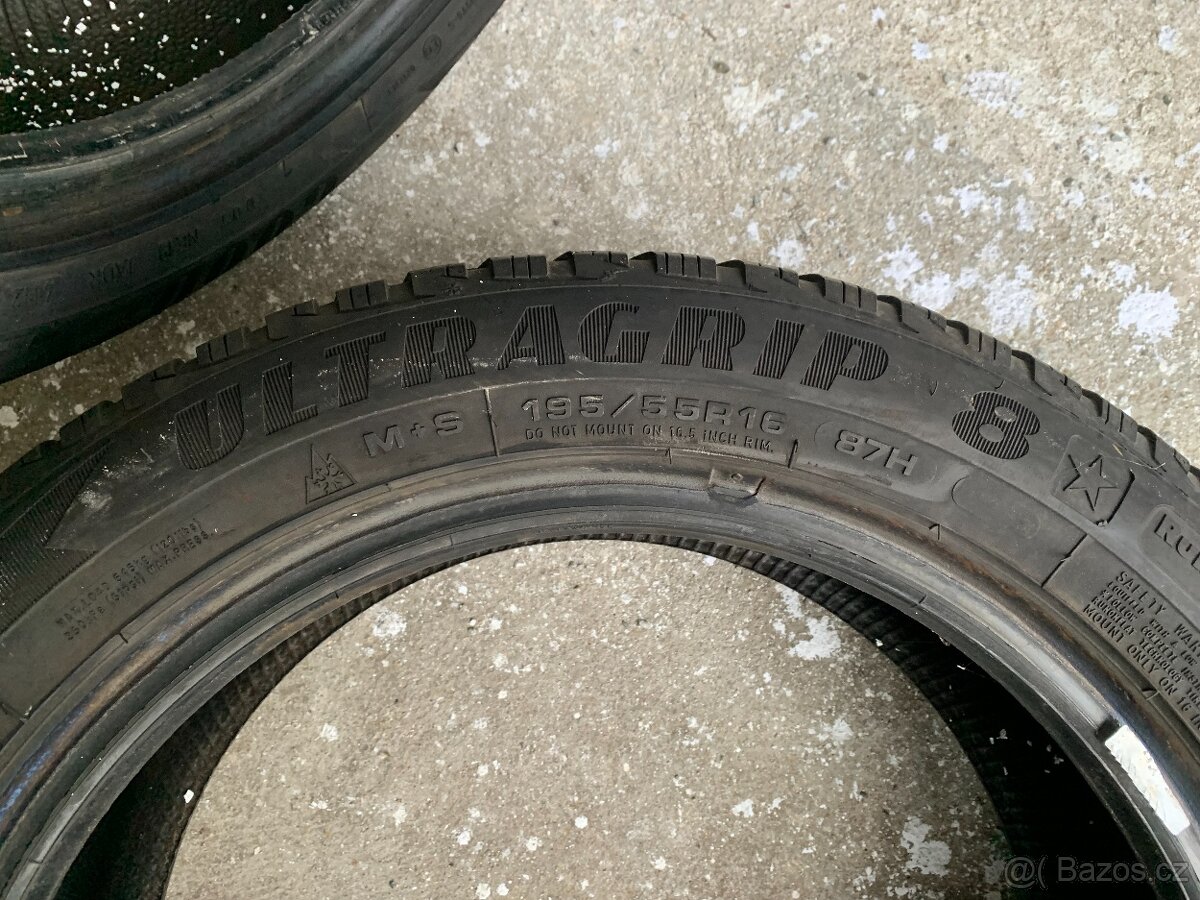 Zimní pneu 195/55/16 Goodyear - 2