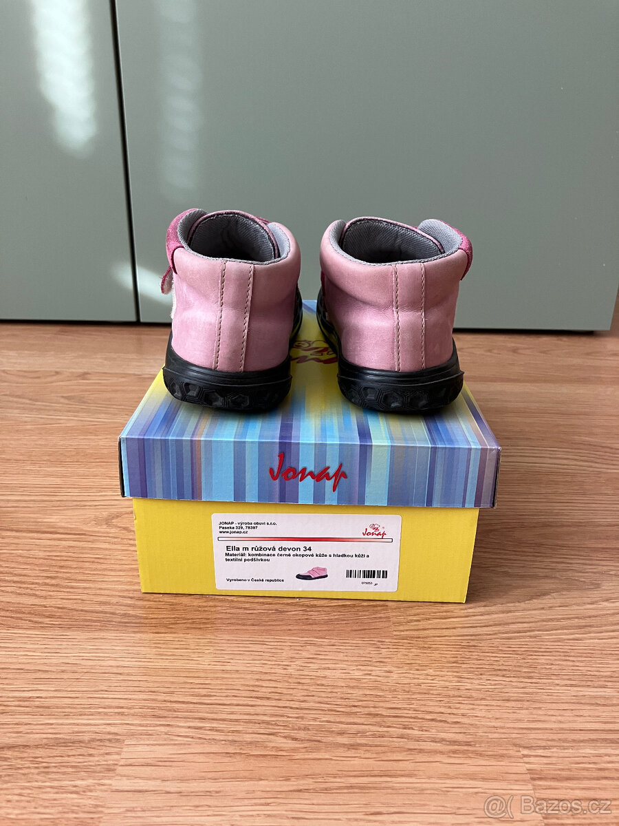 kotníčkové JONAP - vel. 34 - Barefoot - 2