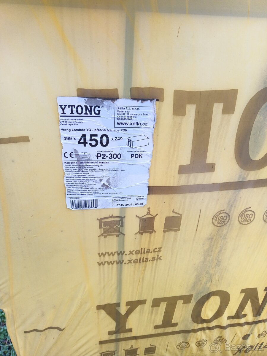 Prodám přebytek Ytongu - 2