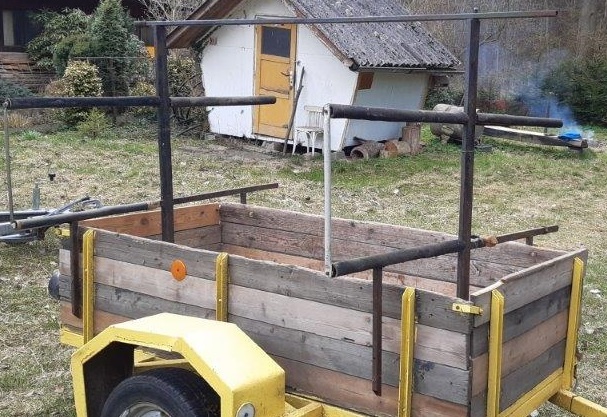 Vodácký držák do vozíku na 4 kanoe - 2