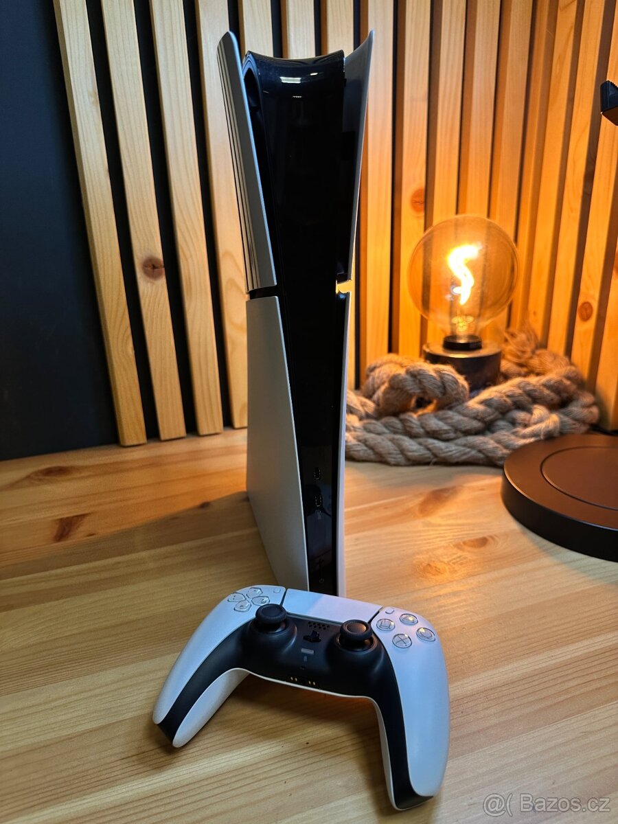 Sony PS5 Slim Digital Edition, 1TB + 1x ovladač - 2