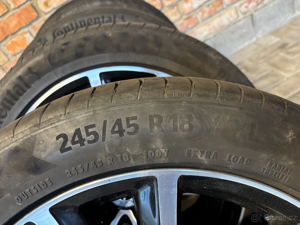 Originální sada kol Mercedes 245/45 R18 letní - 2