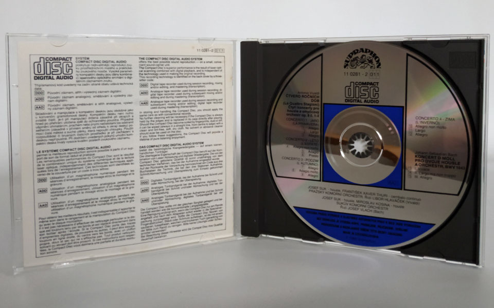 CD VIVALDI - Čtvero ročních dob, 89, 41:36 min - 2