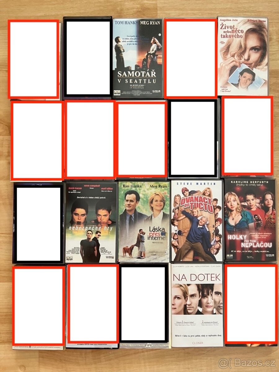 Originál VHS videokazety - různé - 2