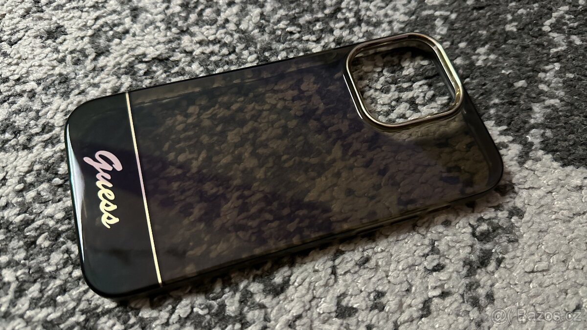 Kryt Guess na iPhone 14 PRO MAX - Černozlatý - 2