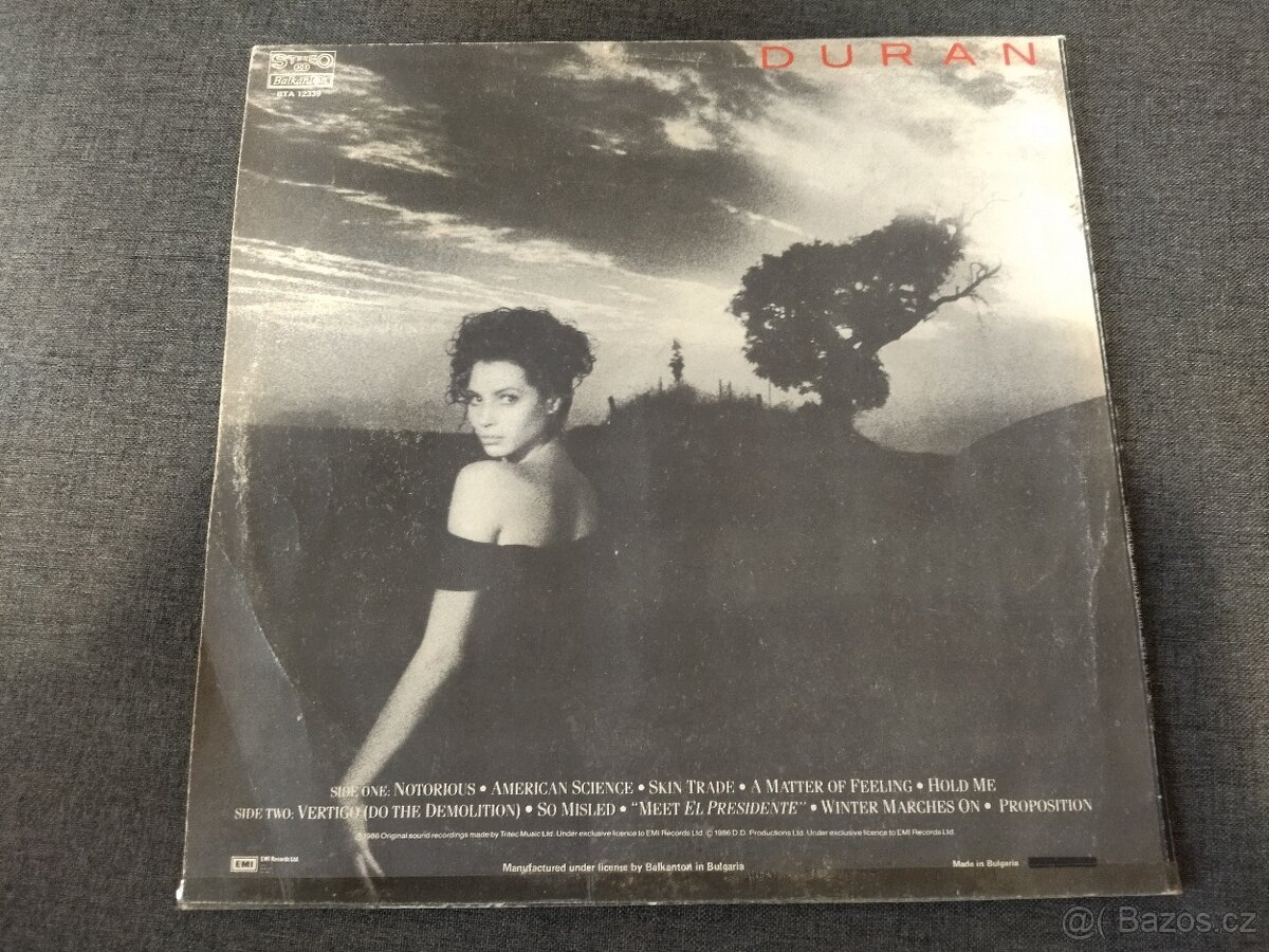 LP - DURAN DURAN - Notorious - kat.č.BTA 12339 - 2