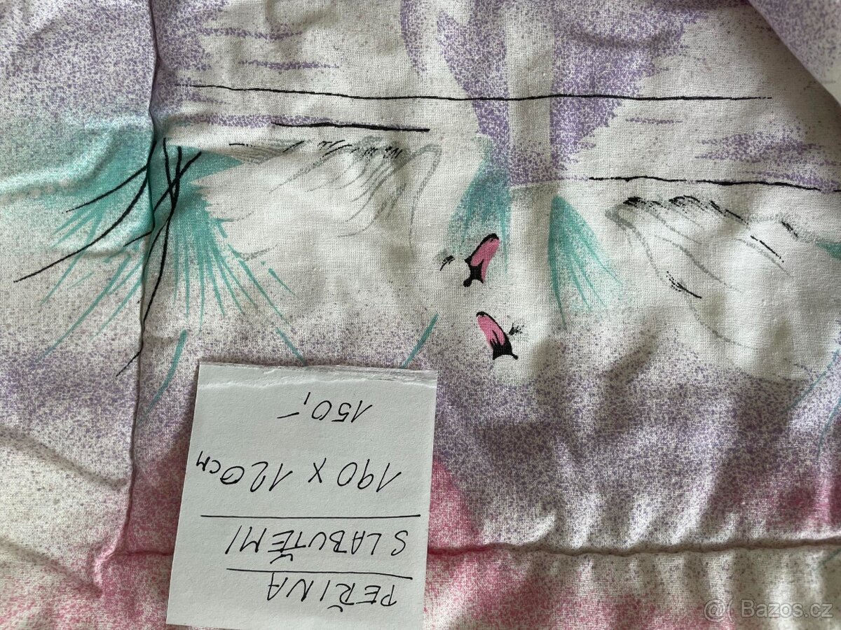 Přikrývka s labutěmi , rozměr 190 x 120 cm - 2