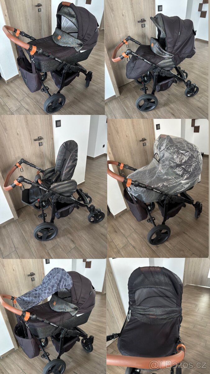 Kočárek- korba,sport,autosedačka - 2