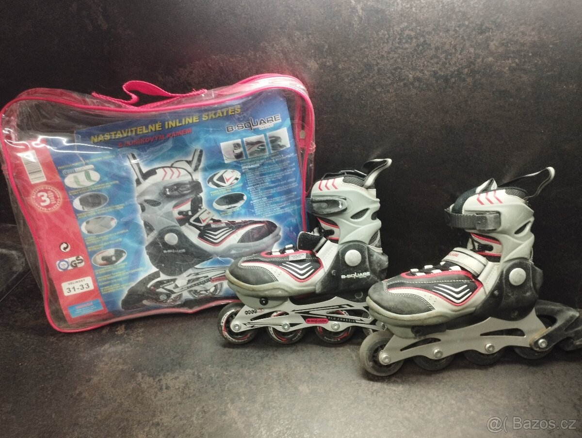 Kolečkové brusle velikost 34-36 - 2