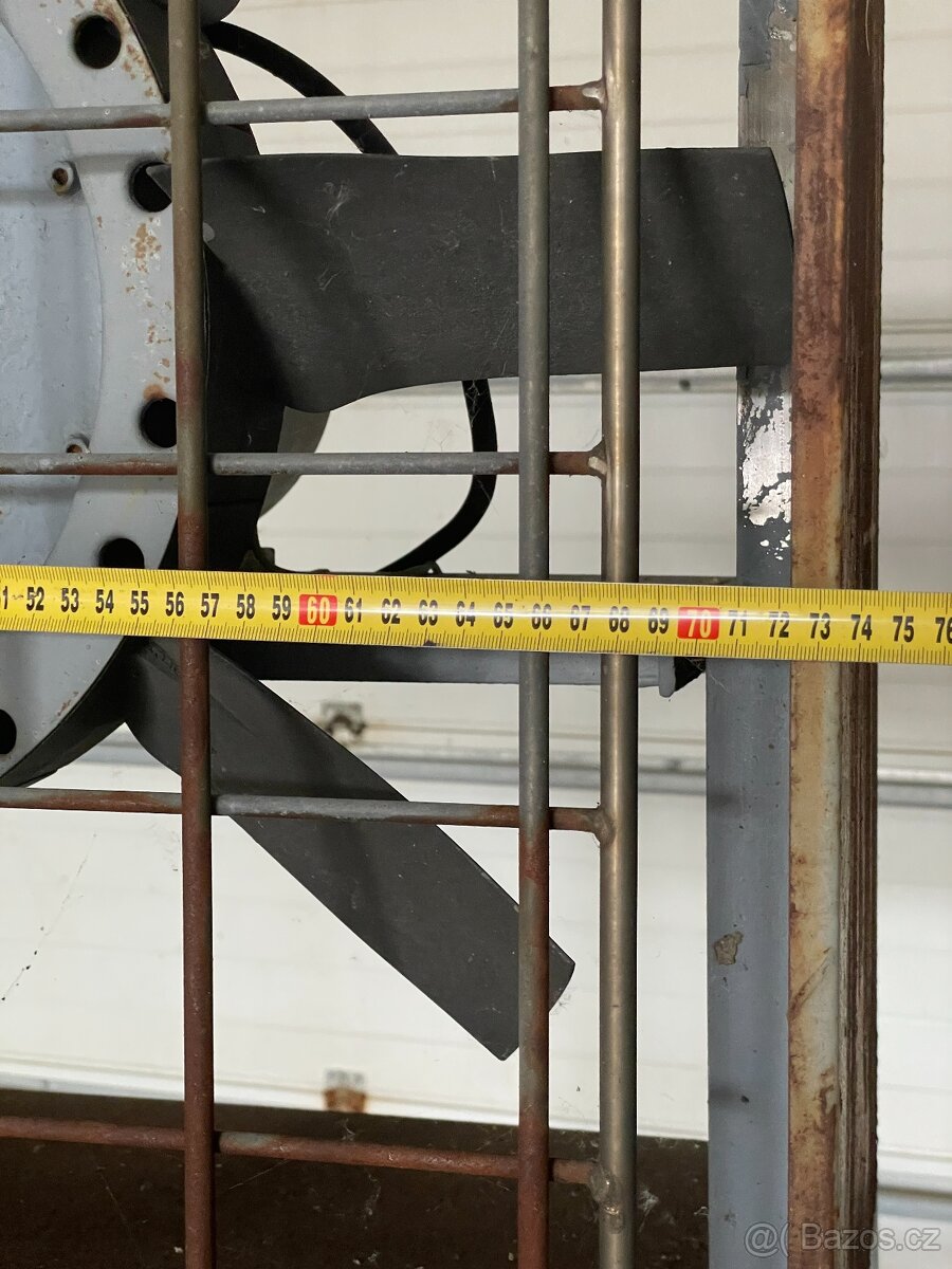 Pojízdný ventilátor, větrák - motor 1,5kW - 2