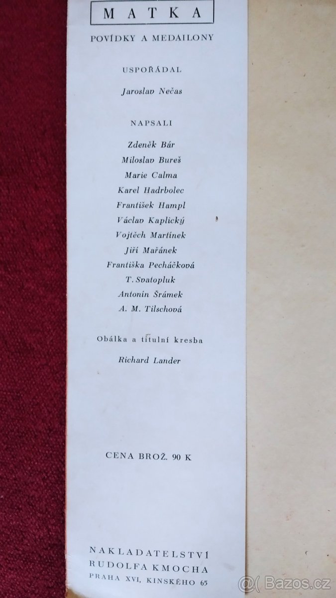 MATKA povídky a medailony - 2