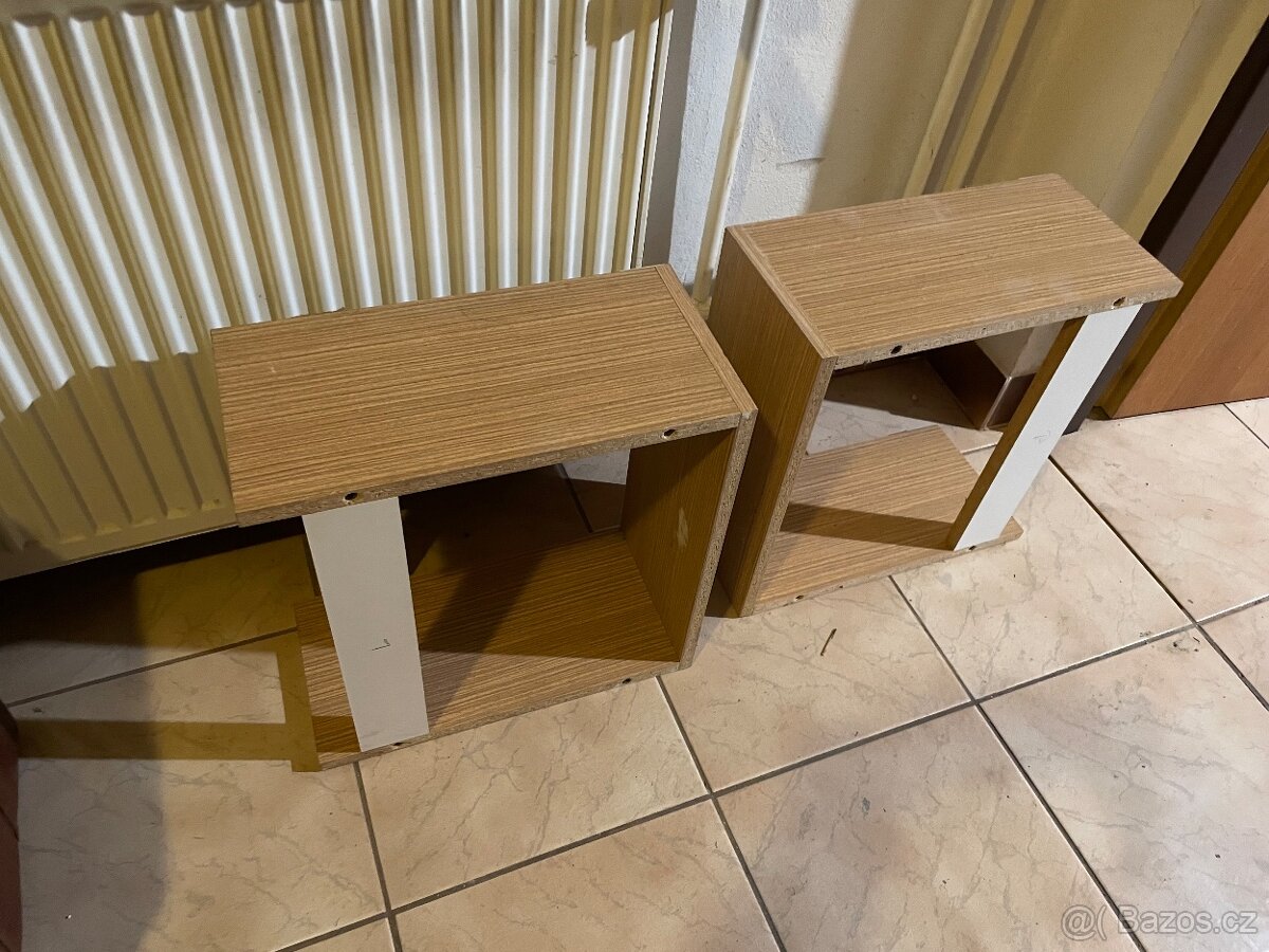 2x skříňka se zásuvkami - 2