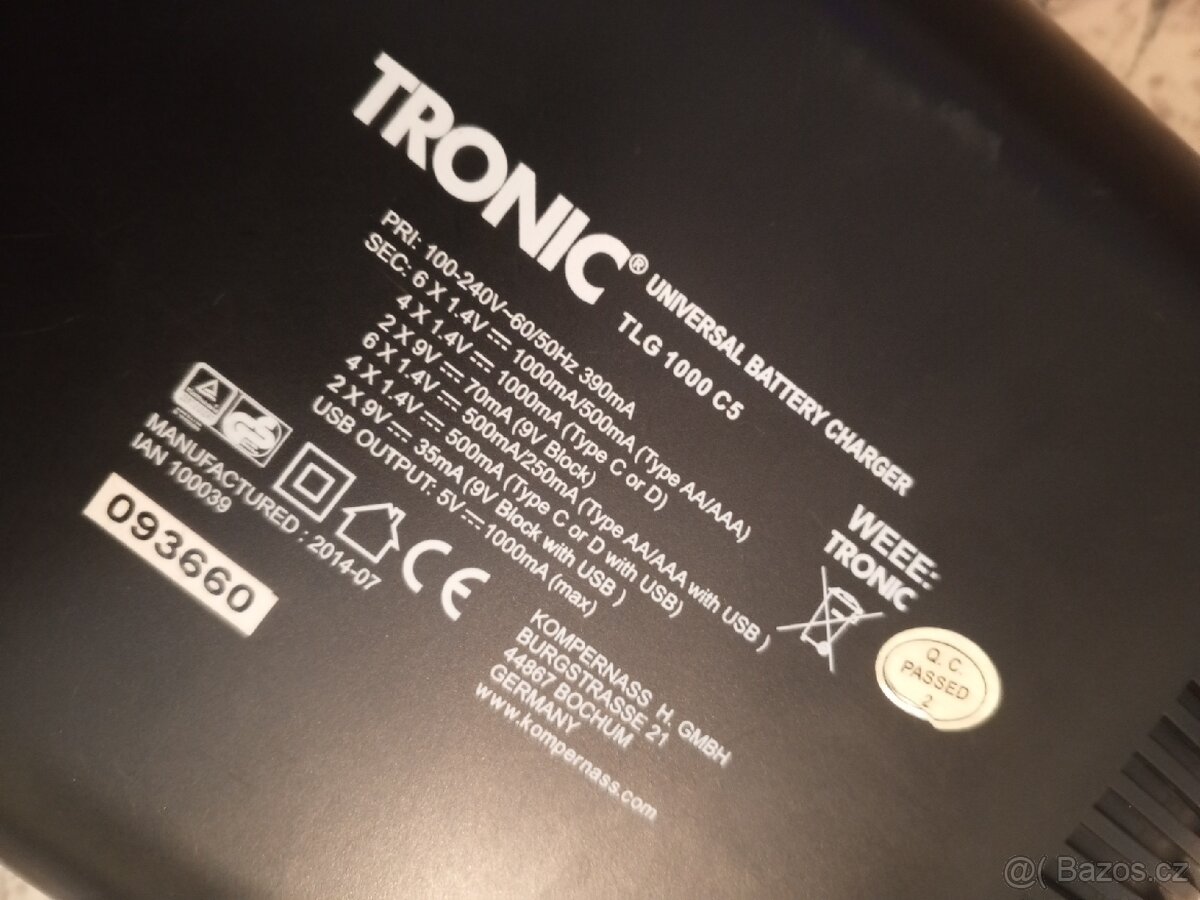 Nabíječka baterii Tronic - 2