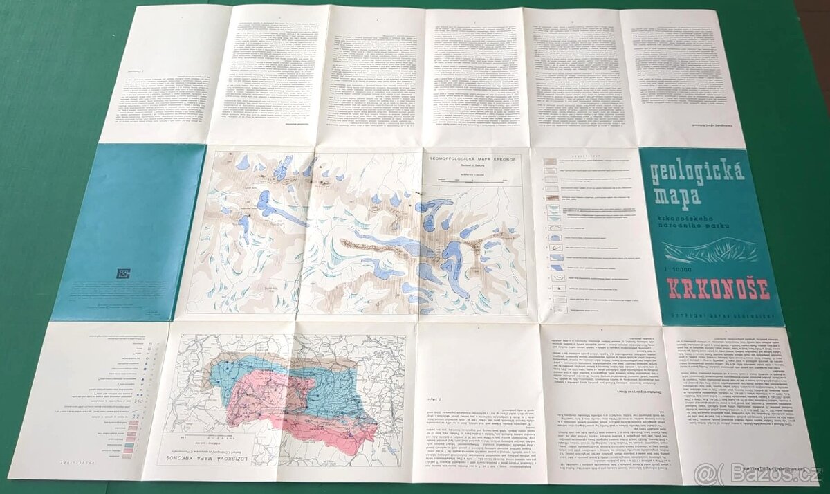 Geologická mapa ČSSR - Krkonoše - 2