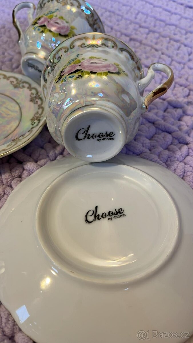 Sada perleťového porcelánu - Choose - 2