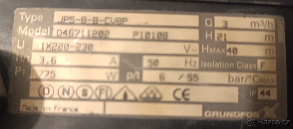 Čerpadlo na vodu - 2