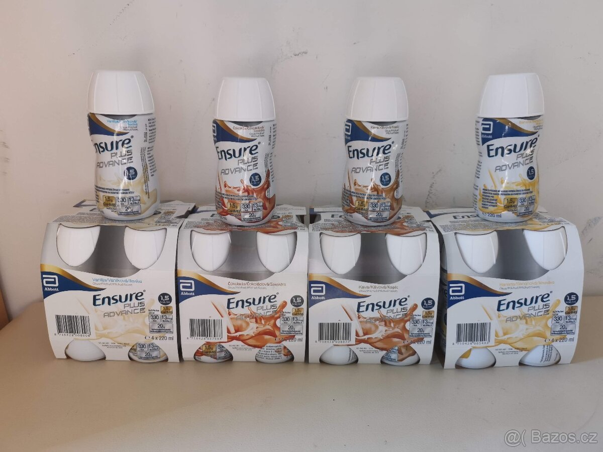 Různe druhy nutridrinků Ensure, fresubin, glucerna, Resource - 2