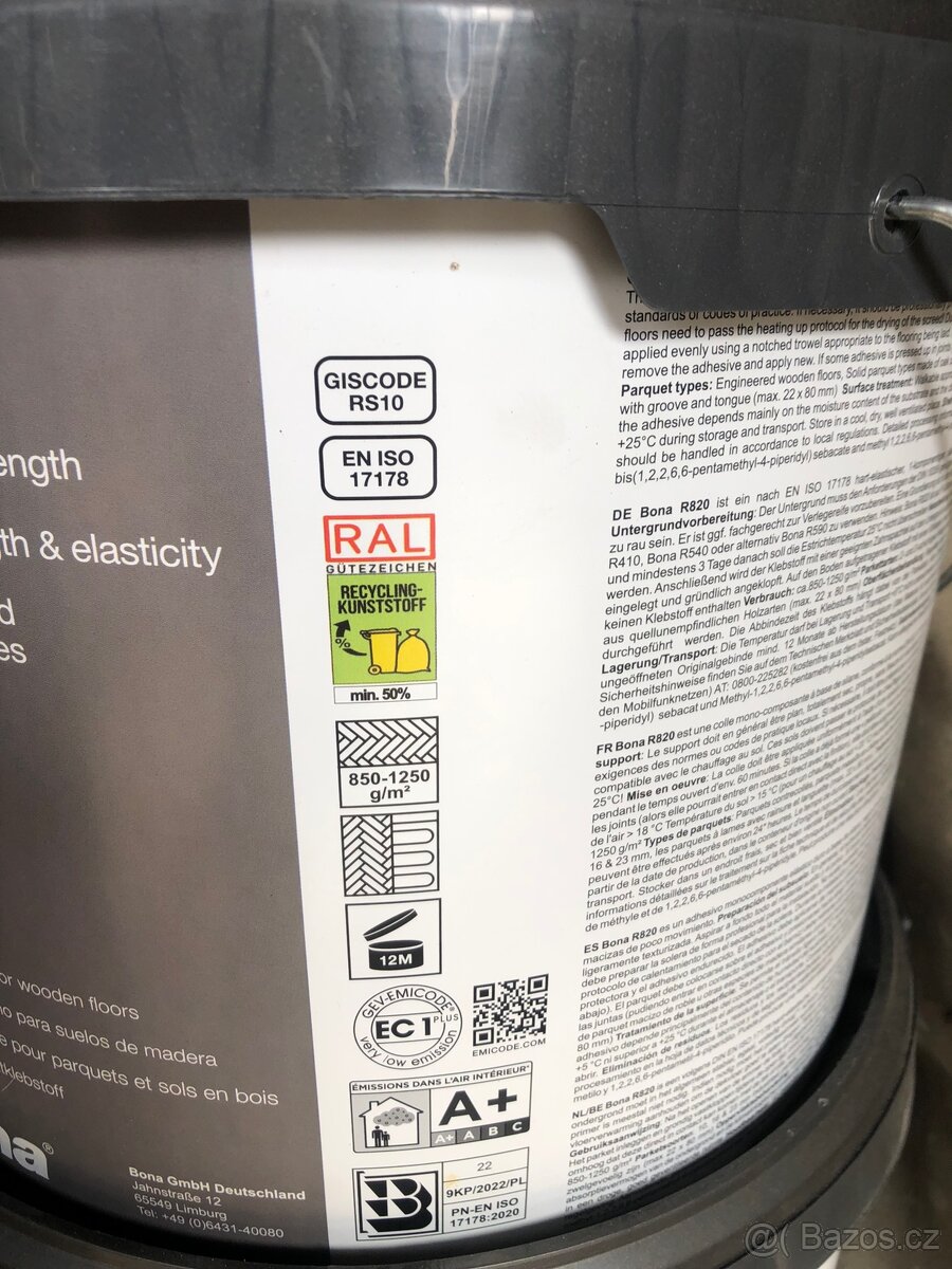 Lepidlo na vinyl BONA R820 - 2