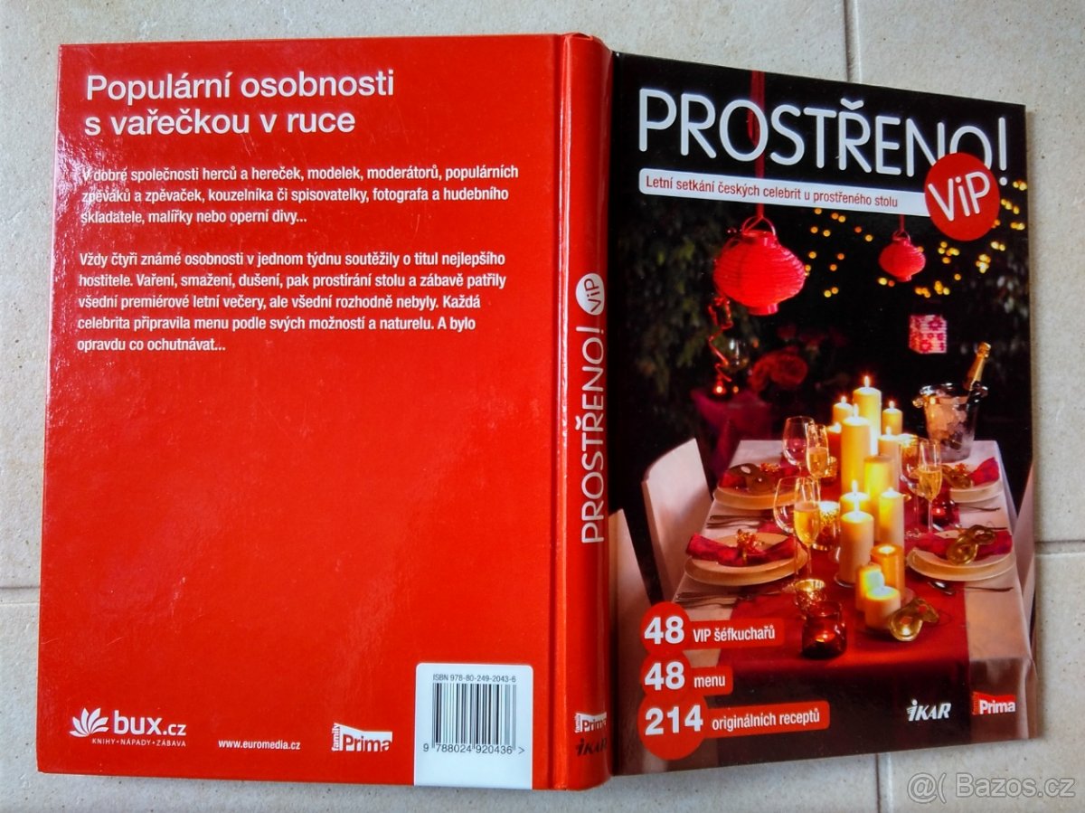 kuchařka Prostřeno VIP - Marie Formáčková - 2