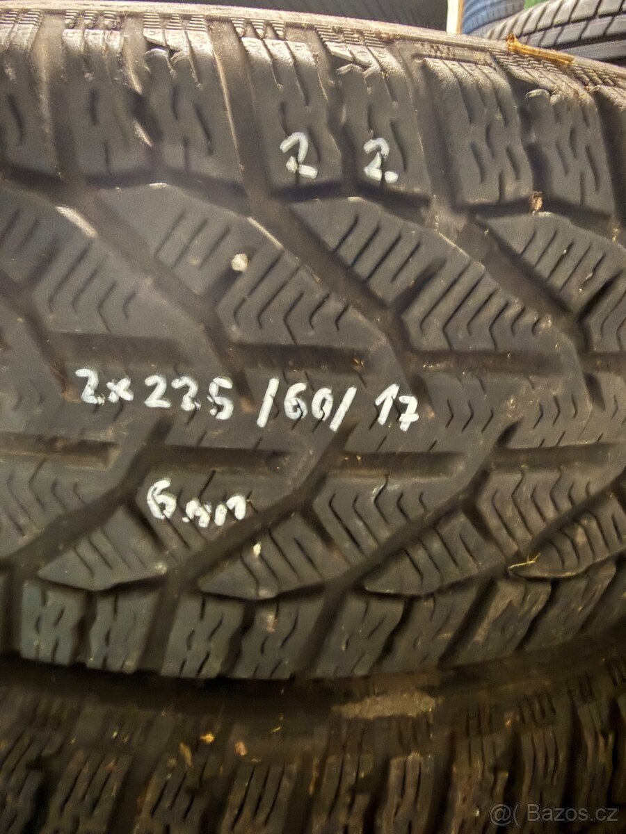 2x zimní pneu r17 225/60/17 - 2